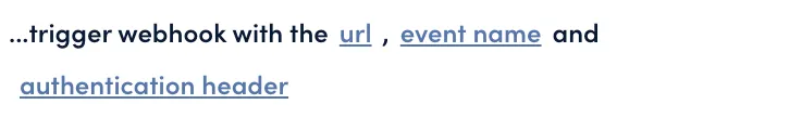 Project Automation Webhook Config